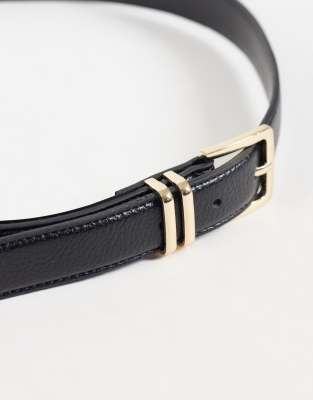 Mango Classic Belt In Black