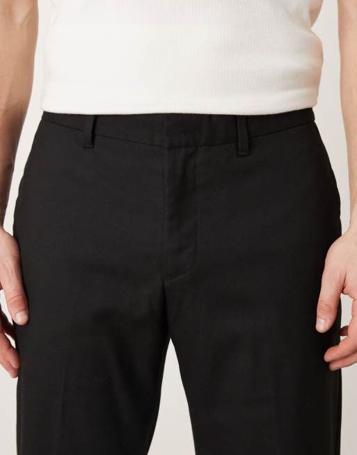 Mango – Classic – Dopasowane czarne spodnie, 4 z 5
