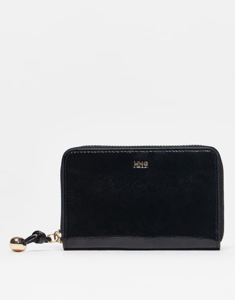Mango classic purse in black - view 1