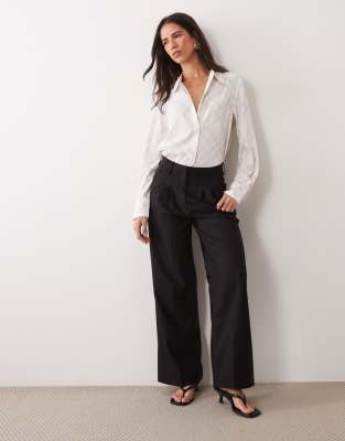 Mango Classic Shirt In Neutral