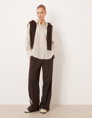 Mango Classic Shirt In Yellow