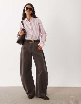 Mango Classic Shirt In Pink