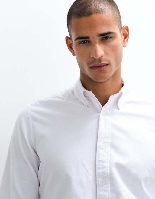 Mango classic shirt in white, 2 of 5