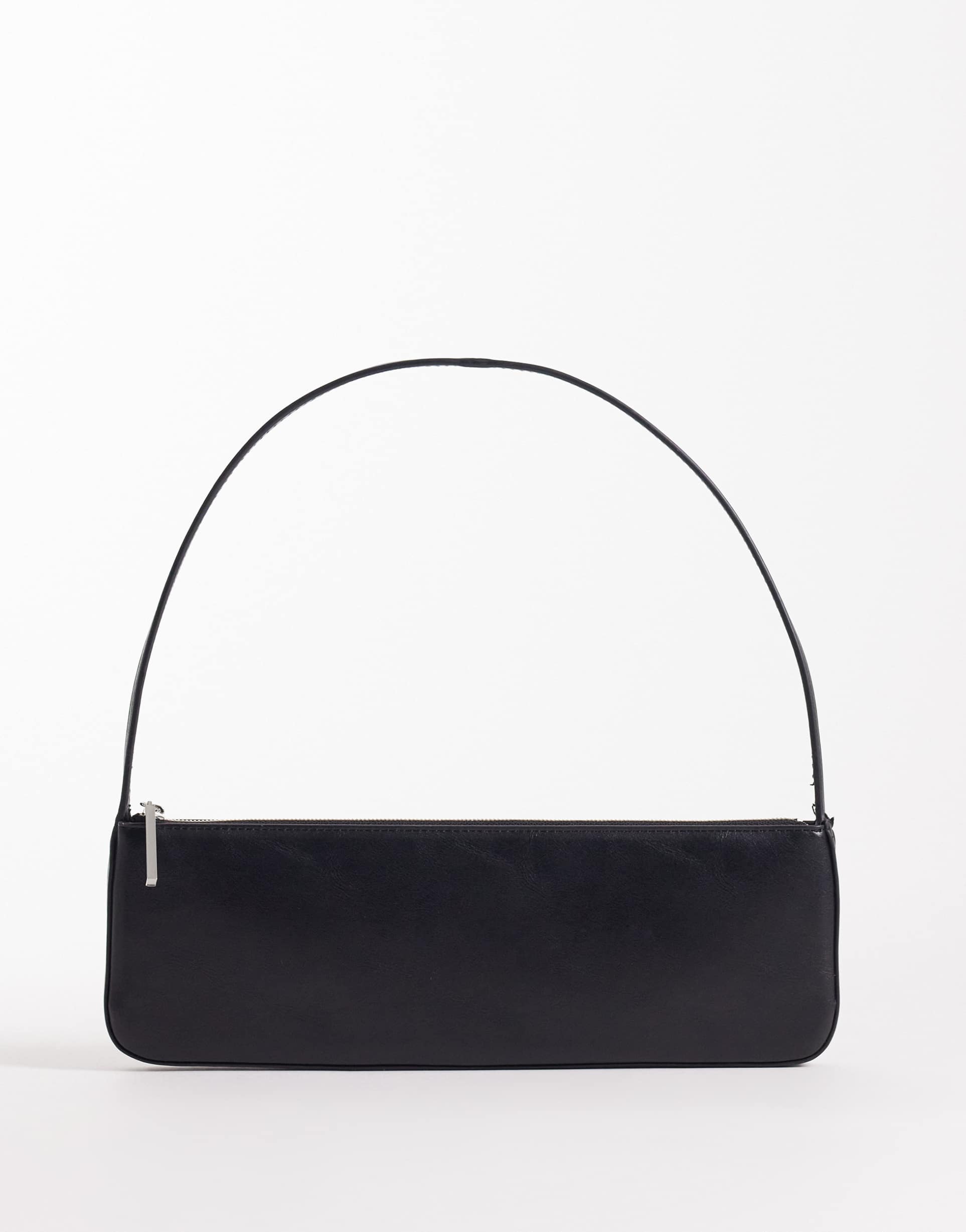 mango classic shoulder bag in black