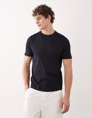 Mango Classic Slim Fit T-shirt In Blue