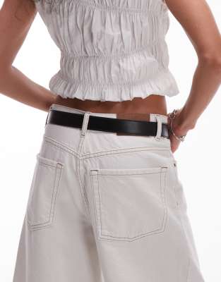 Mango Classic Square Buckle Belt