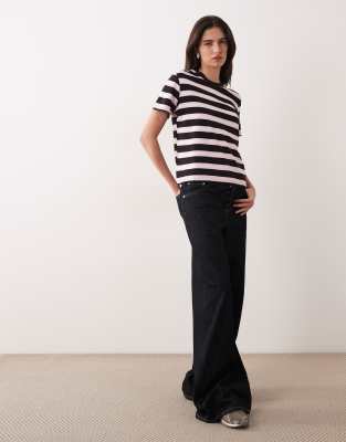 Mango Classic T-shirt In Brown