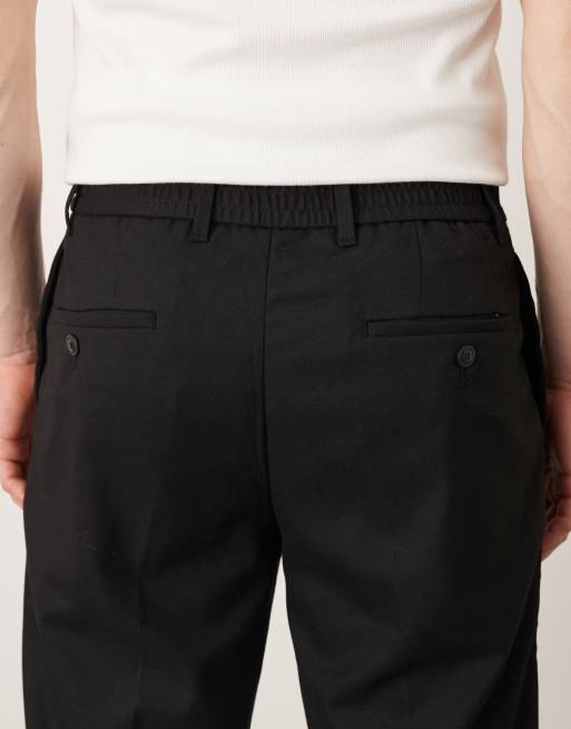 Mango classic tailored trouser in black, 5 of 5