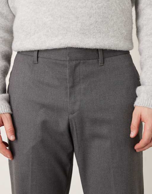 Mango classic tailored trouser in grey, 4 of 5