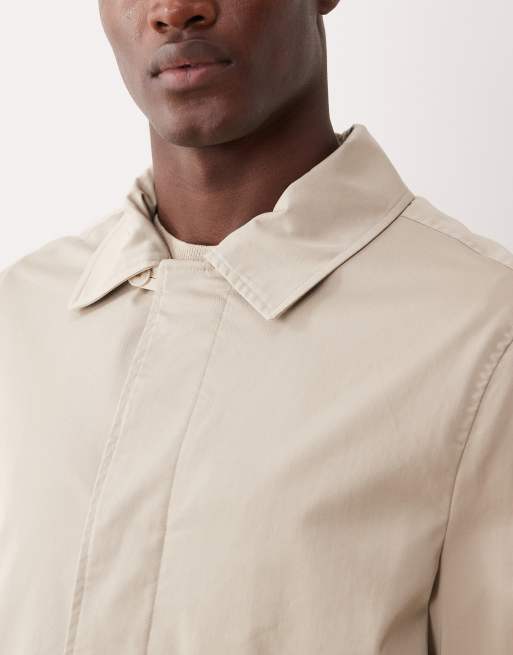 Mango classic trench coat in light beige, 5 of 5