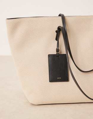 Mango Classic Woven Tote Bag