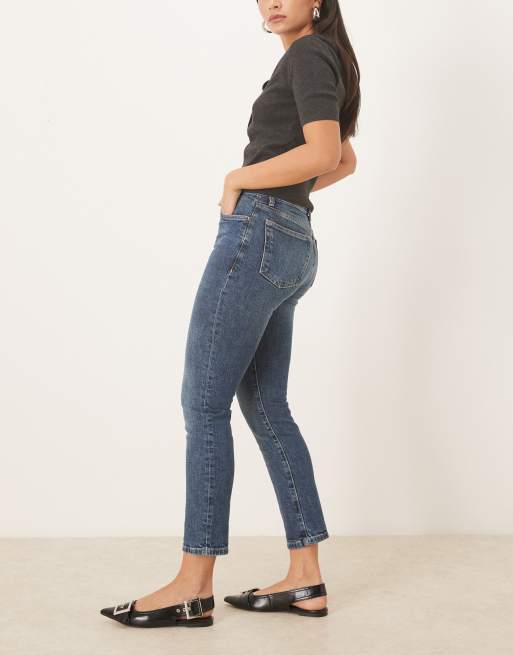 Mango Claudia 100% cotton skinny jean in blue, 3 of 5