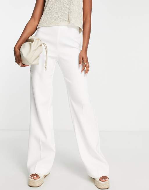 Asos white outlet pants