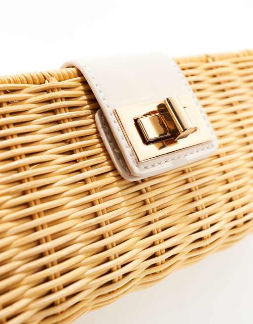 J crew wicker clutch hotsell