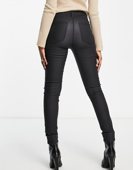 Mango coated skinny jeans sale