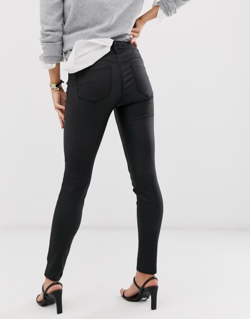 Mango coated skinny on sale jeans