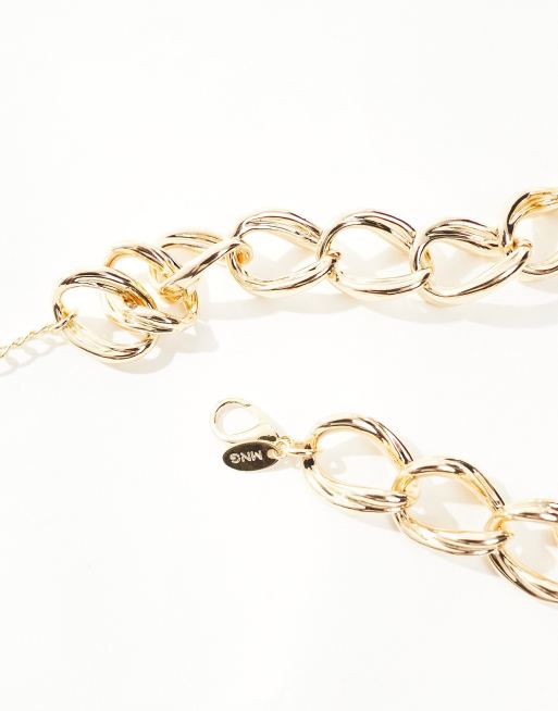 CARISSIMA Gold Catenina A 4 Trecce Spina Di Pesce In Oro 9k 3 Colori (rosa, Bianco, Giallo)