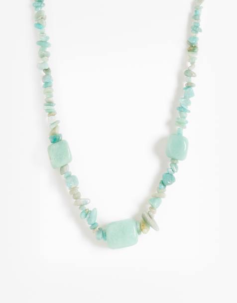 Mango - Collana con perline blu - view 1