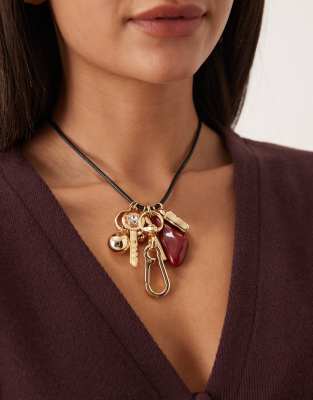 Mango - Collier à breloque - Doré