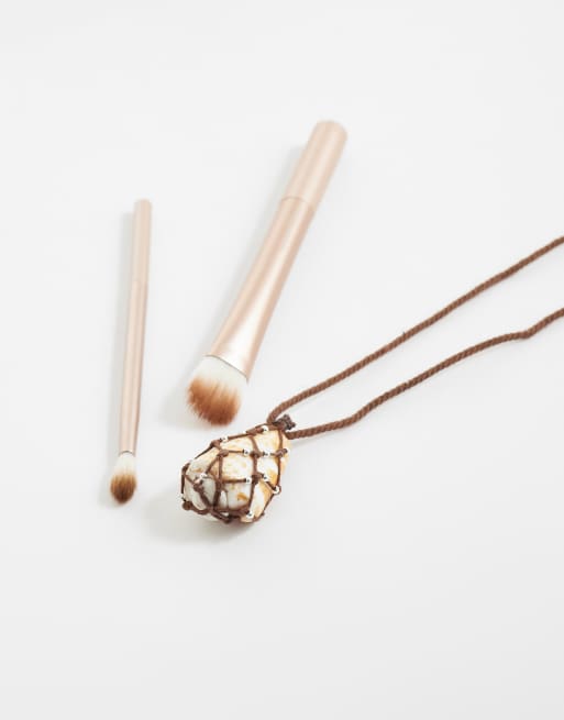 Mango - Collier à pendentif - Marron, 2 de 4