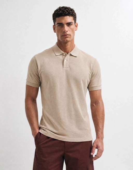 Mango coltrui T-shirt in beige, 7 van 10