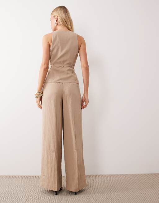 Mango combinaison ajustée beige, 4 de 4