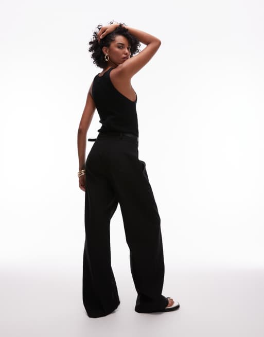 Mango Combinaison avec top en maille Noir ASOS