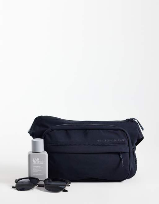 Mango compact fanny pack in navy, 2 of 4