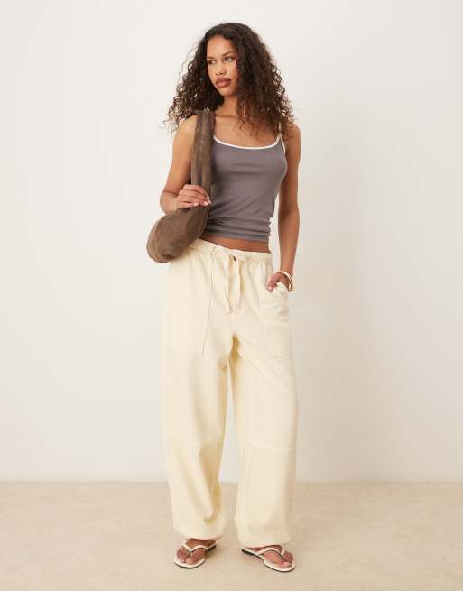 Mango contrast trim slim fit vest in grey, 4 of 4