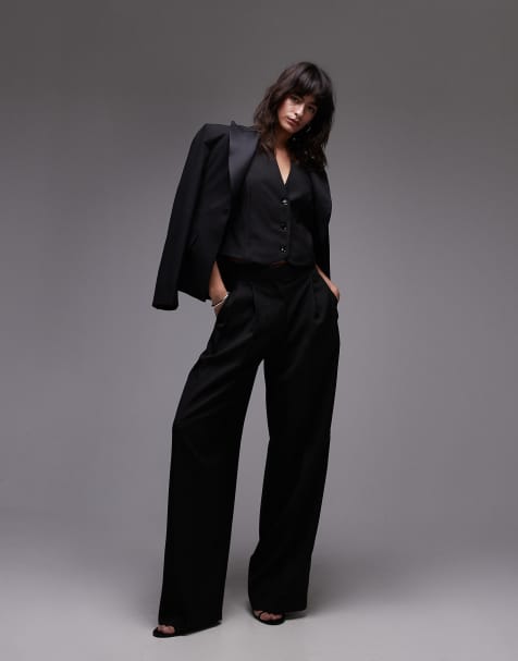 Mango - Coordinato nero con top allacciato al collo stretto in vita - view 1