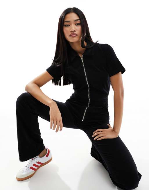 Mango black hot sale jumpsuit