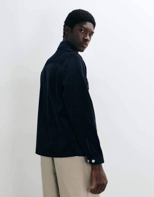 Mango cord overshirt in navy , 5 of 5