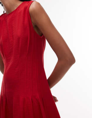 Mango Corset Waist Midi Dress