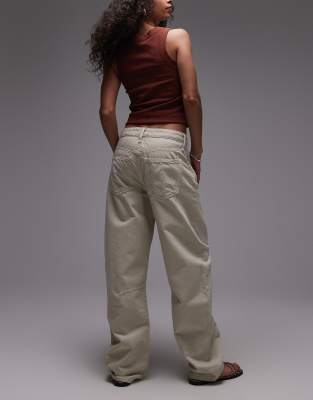 Mango Cotton Barrel Jeans