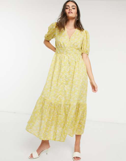 Mango dress outlet yellow