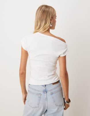 Mango Cotton Mix Asymmetric Top
