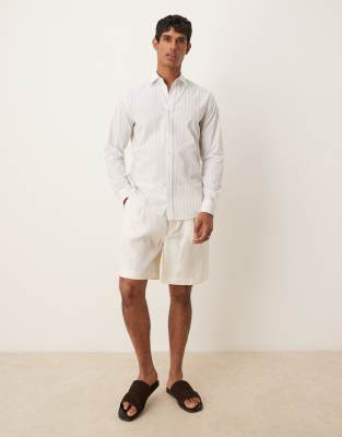 Mango Cotton Regular Fit Shirt In White