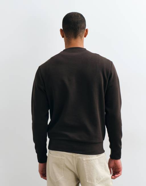 Mango cotton rich sweatshirt in brown, 3 of 5