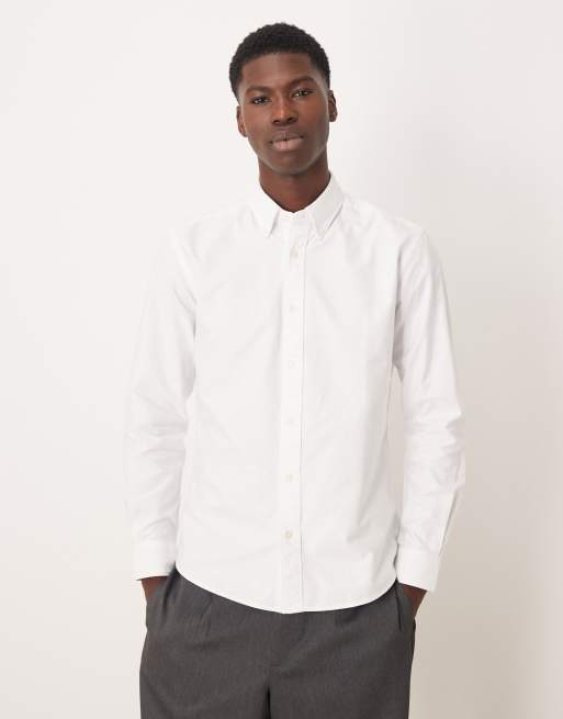 Mango cotton shirt in white
