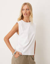ASOS DESIGN denim bermuda shorts with belt in black