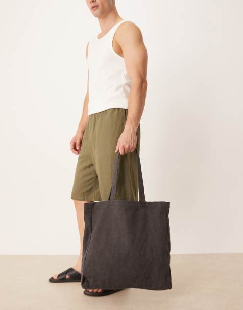 Mango cotton tote bag in black - view 1