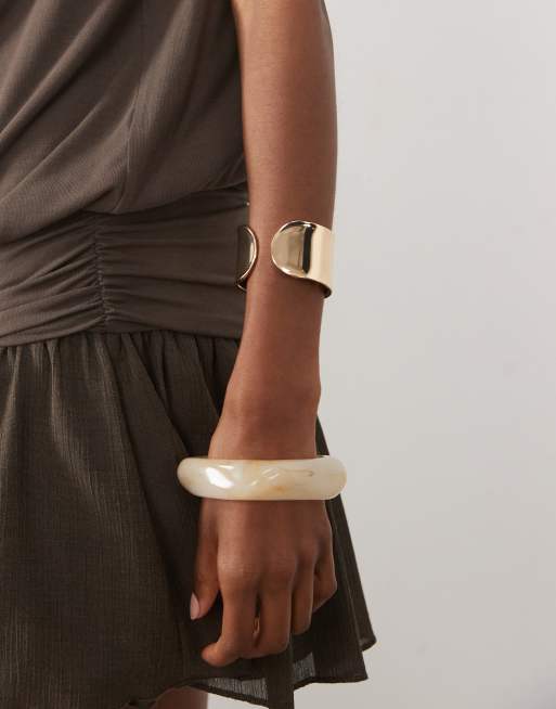 Mango cowl neck mini dress with flippy skirt in brown, 3 of 4