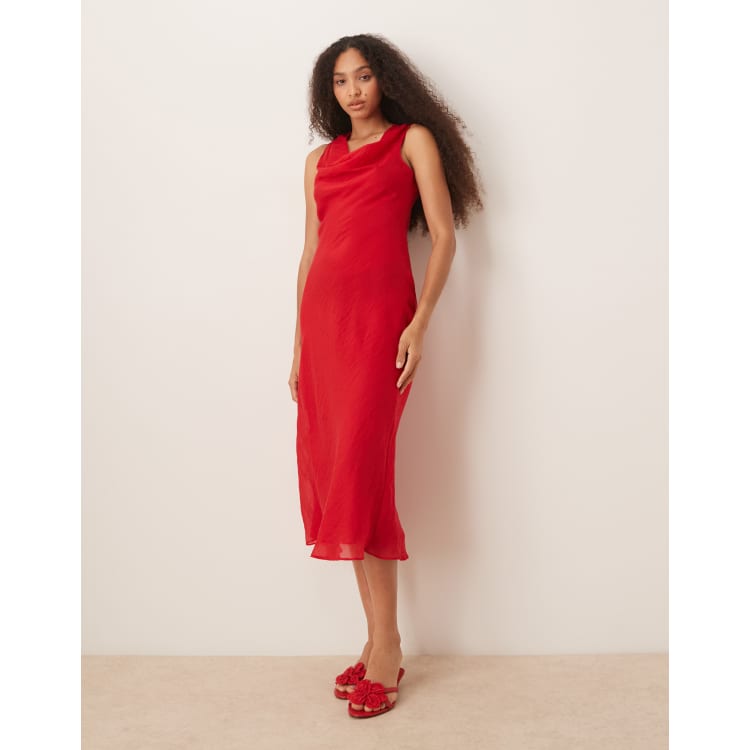 strapless open back dress The Quinn Red Sequin Embellished Gown 000 main image 1