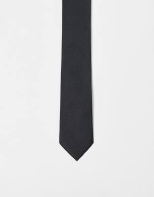 Mango - Cravate classique - Noir