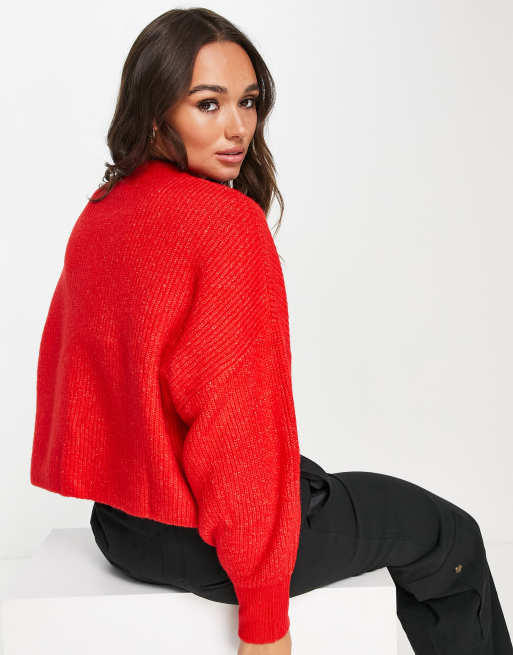 Mango 2025 red jumper