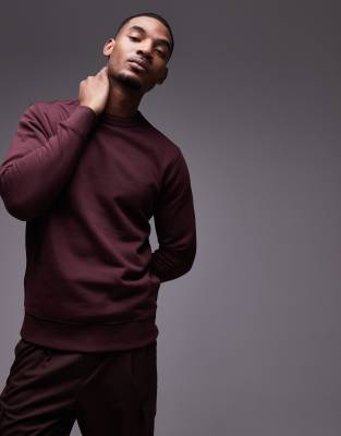 crewneck sweatshirt in beige-Neutral