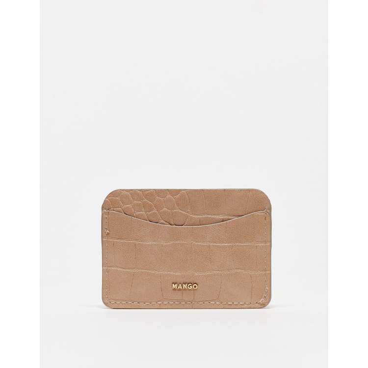 Crocodile Leather Mango Cardholder