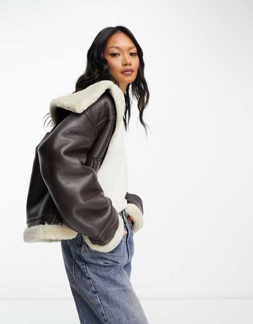 Fur on sale pilot jacket