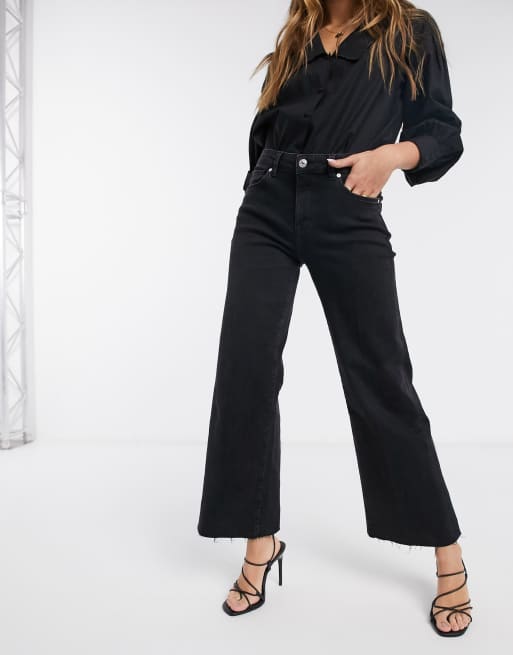 Pantalones cropped online mango