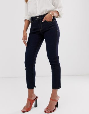 mango cropped jeans